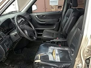crappy taped up crv seats