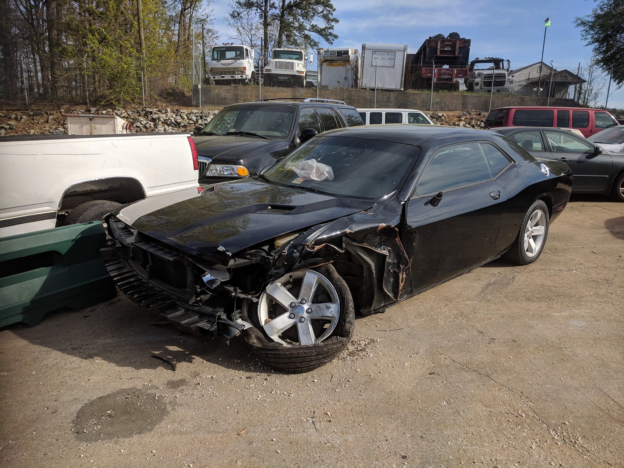 Sad story of a crashed challenger (sold) Roscoe's etc.