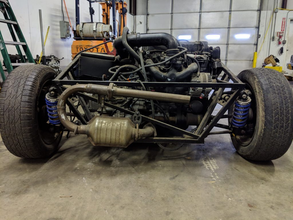 rear end and tsaturn transmission / engine combo in the locost kit car 