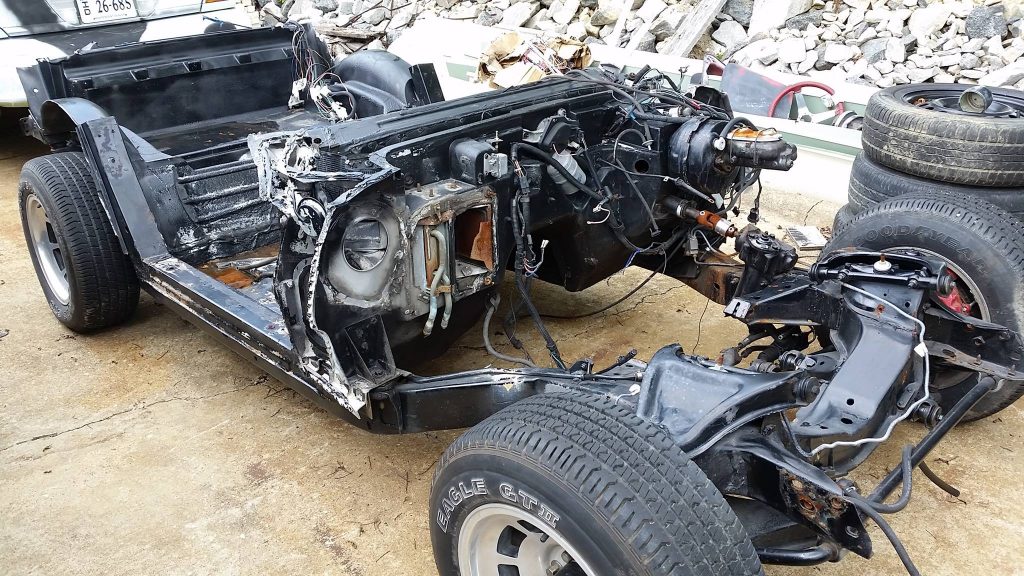 stripped 1978 corvette