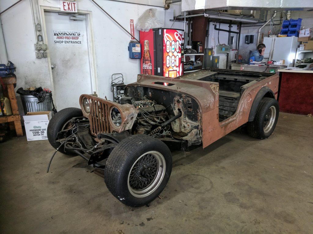 stumper jeep rat rod built from a covette a jeep and a mustang
