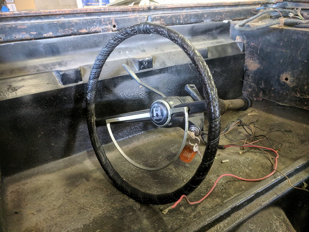vw super beetle steering column
