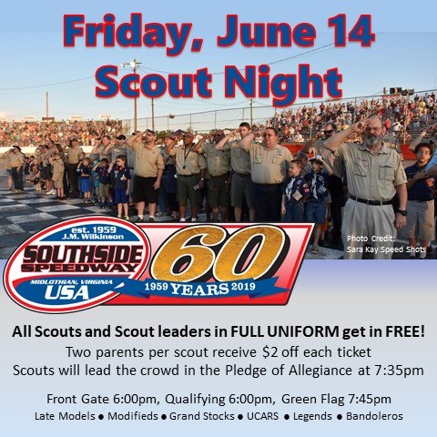 Southside Speedway, Scout Night