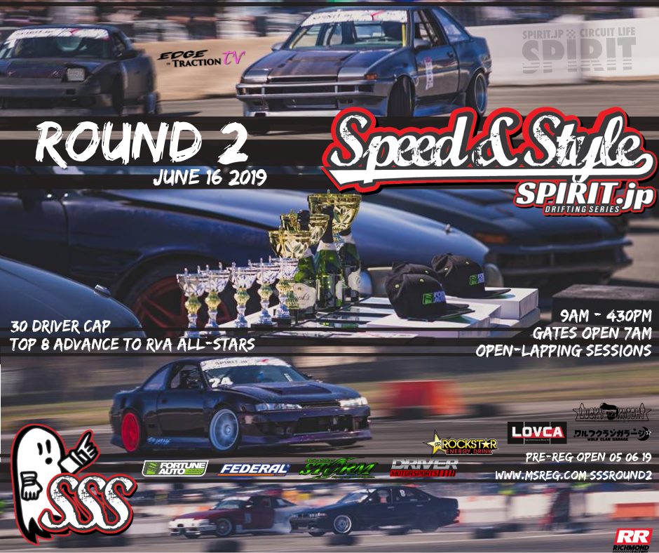 SSS Speed & Style Round 2: DRIFT EVENT 06/16/19