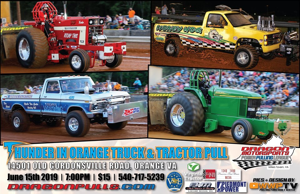 Thunder in Orange Truck & Tractor Pull